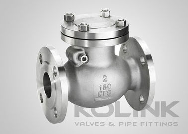 Paslanmaz Çelik Swing Check Valve, CF8 CF8M CF3 CF3M Flanged API EN DIN JIS