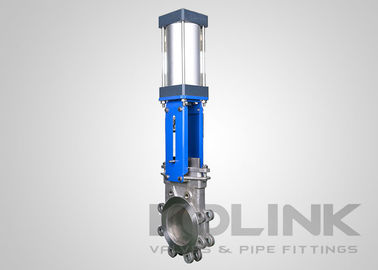 Pnömatik Aktif Bıçak Kapı Valfi, Wafer/Lugged/Flanged Otomatik Bıçak Valfi