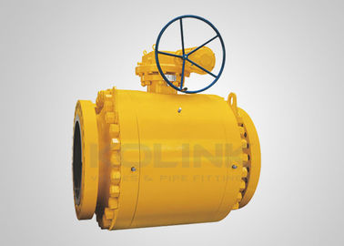 Kalıplı Çelik Trunnion Montajlı Top Valf Çift Blok &amp; Kanama (DBB)