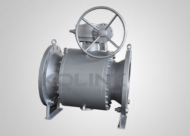 Azaltılmış Portlu Trunnion Küresel Vana API 607 Yangına Dayanıklı DN50-DN1200