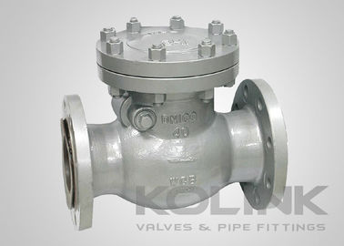 Çelik çelik dalgalanma kontrol valfi, sınıf 150-1500 geri dönüşsüz valf WCB Flanged