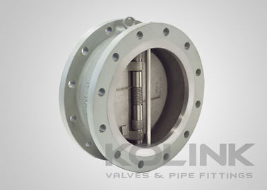 Flanged Double-Door Wafer Check Valve Paslanmaz Çelik Dayanıklı & Metal Oturuş