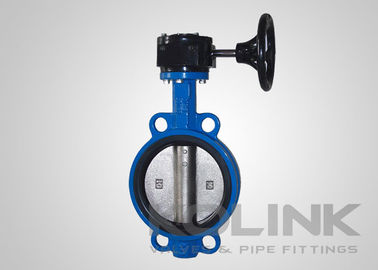 Wafer Butterfly Valve dökme demir vücut dayanıklı oturan sınıf150 PN16 AS2129 SANS1123