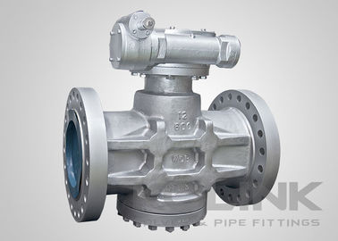 Yüksek basınçlı yağlanmış fiş valfi 600-1500 sınıfı Flanged