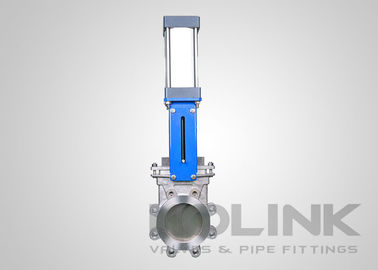 Pnömatik Aktif Bıçak Kapı Valfi, Wafer/Lugged/Flanged Otomatik Bıçak Valfi