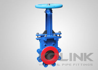 Polyurethane Deflection Cone ile Bıçak Kapı Valfı, Giyim Direnci, Madencilik için