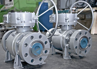 API 6D 3-PC Trunnion Montajlı Top Valf Dayanıklı WCB A105 CF8 F304