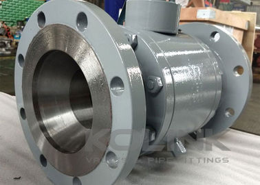 Azaltılmış Portlu Trunnion Küresel Vana API 607 Yangına Dayanıklı DN50-DN1200