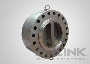 Flanged Double-Door Wafer Check Valve Paslanmaz Çelik Dayanıklı & Metal Oturuş
