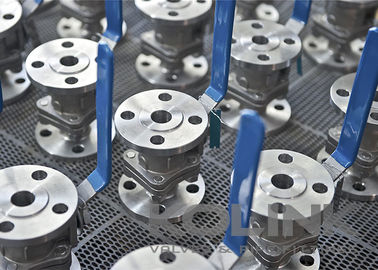 Yüklü çelik yüzen top valfi Sınıf 150-600 Yangına karşı API 607 Flanged