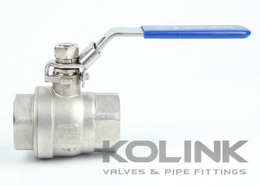 2-parça BSPT NPT 1000PSI tam boru CF8 CF8M Paslanmaz Çelik