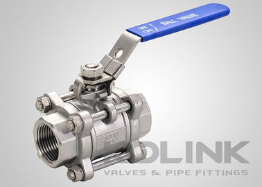 3 parçalı paslanmaz çelik top valfi BSP Soket kaynaklı SS304 SS316 kilitleme cihazı