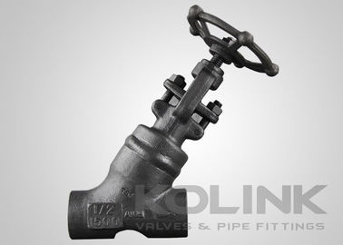 Y küre valf soketi 150-2500 sınıfı kavrulmuş çelik