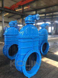 DIN 3352 F4 Esnek Oturmuş Kapı Valfı dökme demir GGG40 GGG50