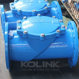 Kauçuk Flapper Swing Check Valve Ductle Iron GGG50 Dönüşsüz Valf