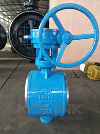 Butt Weld Butterfly Valve dökme çelik yüksek basınçlı üçlü ofset
